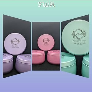 Poured soy candles 3 scents